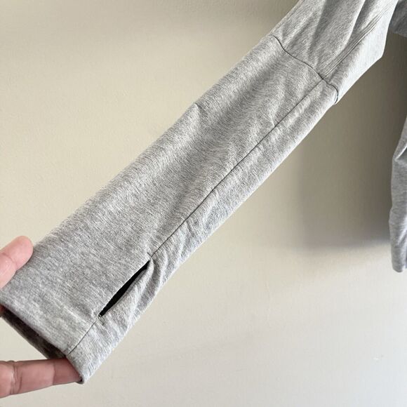 Nike Knit Track Jacket Size S Hooded Thumb Hole Pockets Full Zip Lightweigth - Picture 4 of 12